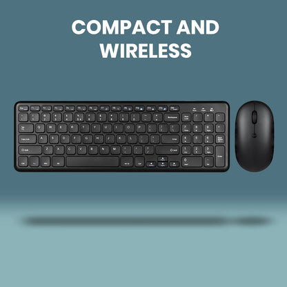 PERIDUO-613 B - Wireless Compact Set (90% Scissor Keyboard and Quiet Click Mouse) - Perixx Europe