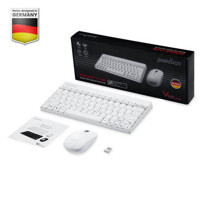 PERIDUO-712 Wireless Mini Keyboard and Mouse Combo