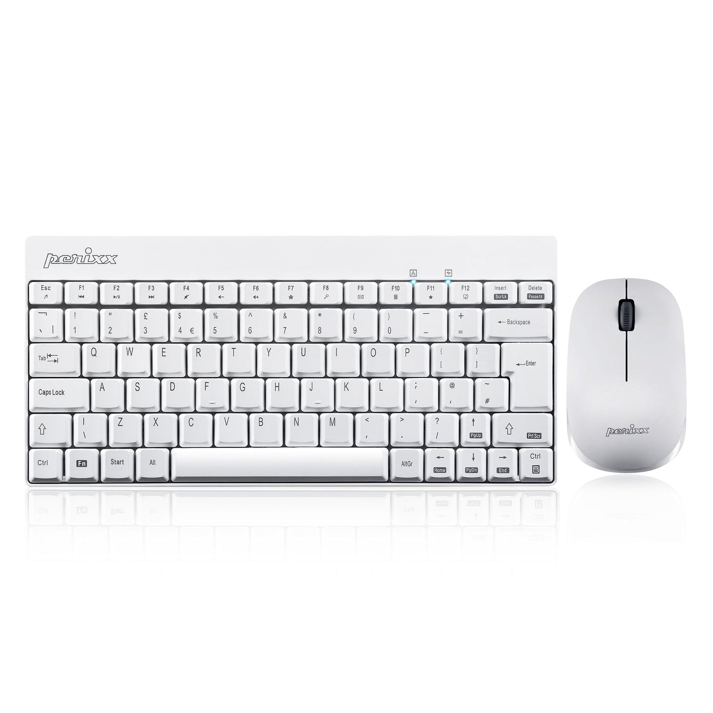 PERIDUO-712 Wireless Mini Keyboard and Mouse Combo