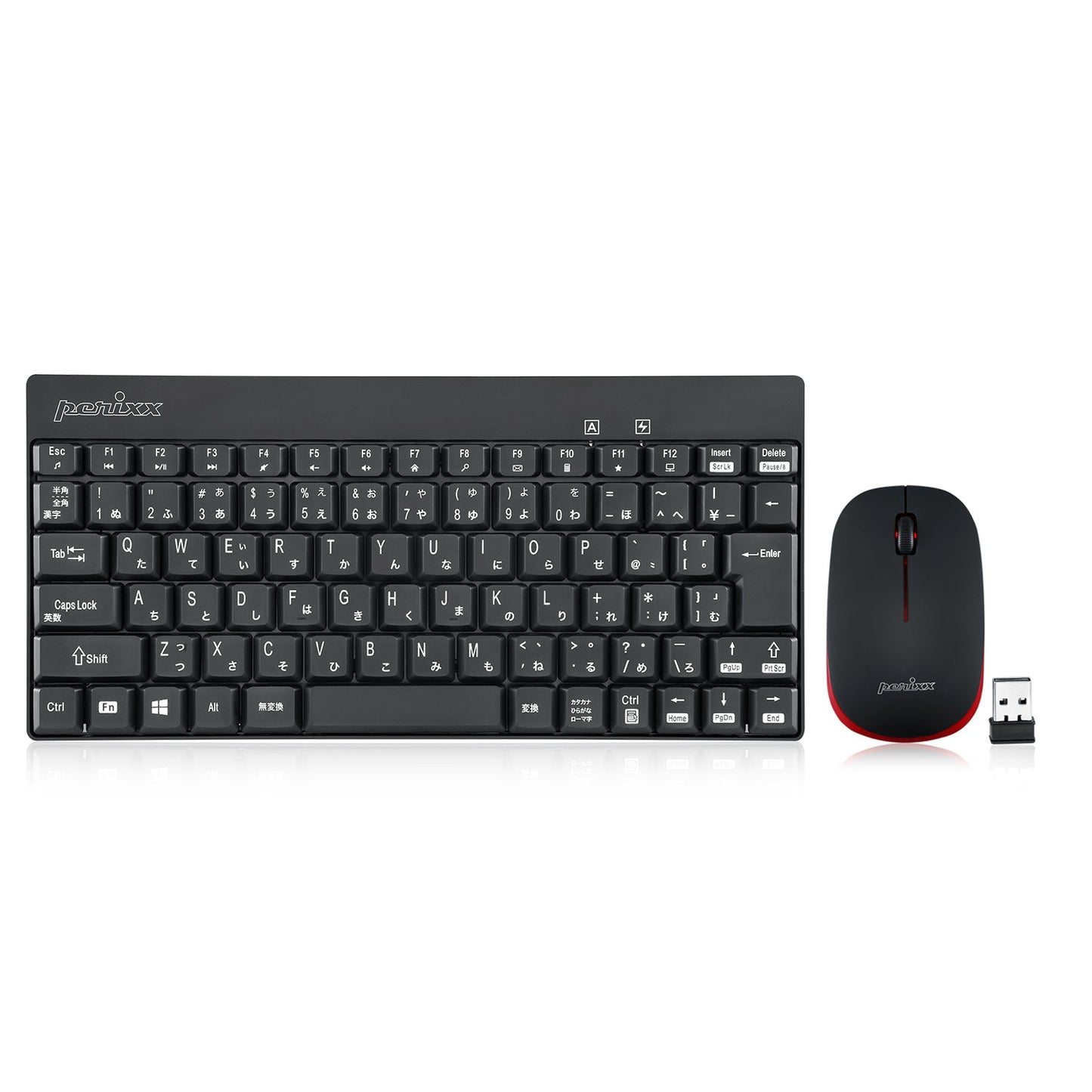 PERIDUO-712 Wireless Mini Keyboard and Mouse Combo