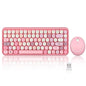 PERIDUO-713 PK - Wireless Vintage Pink Mini Combo (75% Keyboard) - Perixx Europe