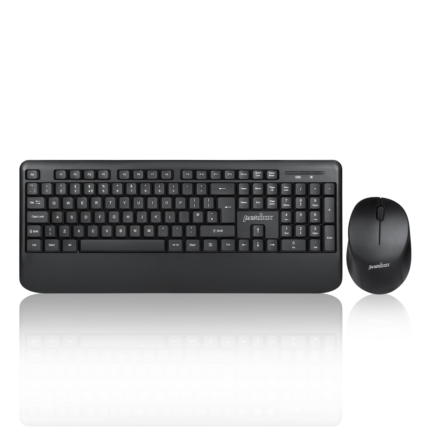 PERIDUO - 714 Wireless Keyboard and Mouse Combo with Palm Rest - Perixx Europe