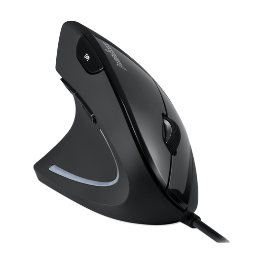 PERIMICE-513 L - Wired Left-Handed Ergonomic Vertical Mouse - Perixx Europe