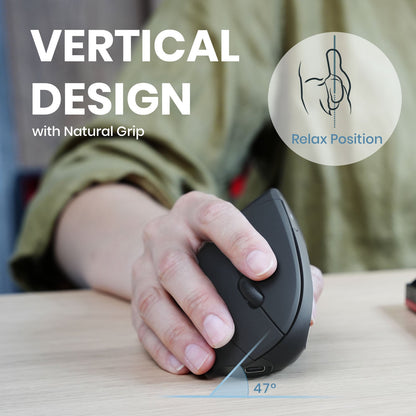 PERIMICE - 713 Wireless Ergonomic Vertical Mouse - Perixx Europe