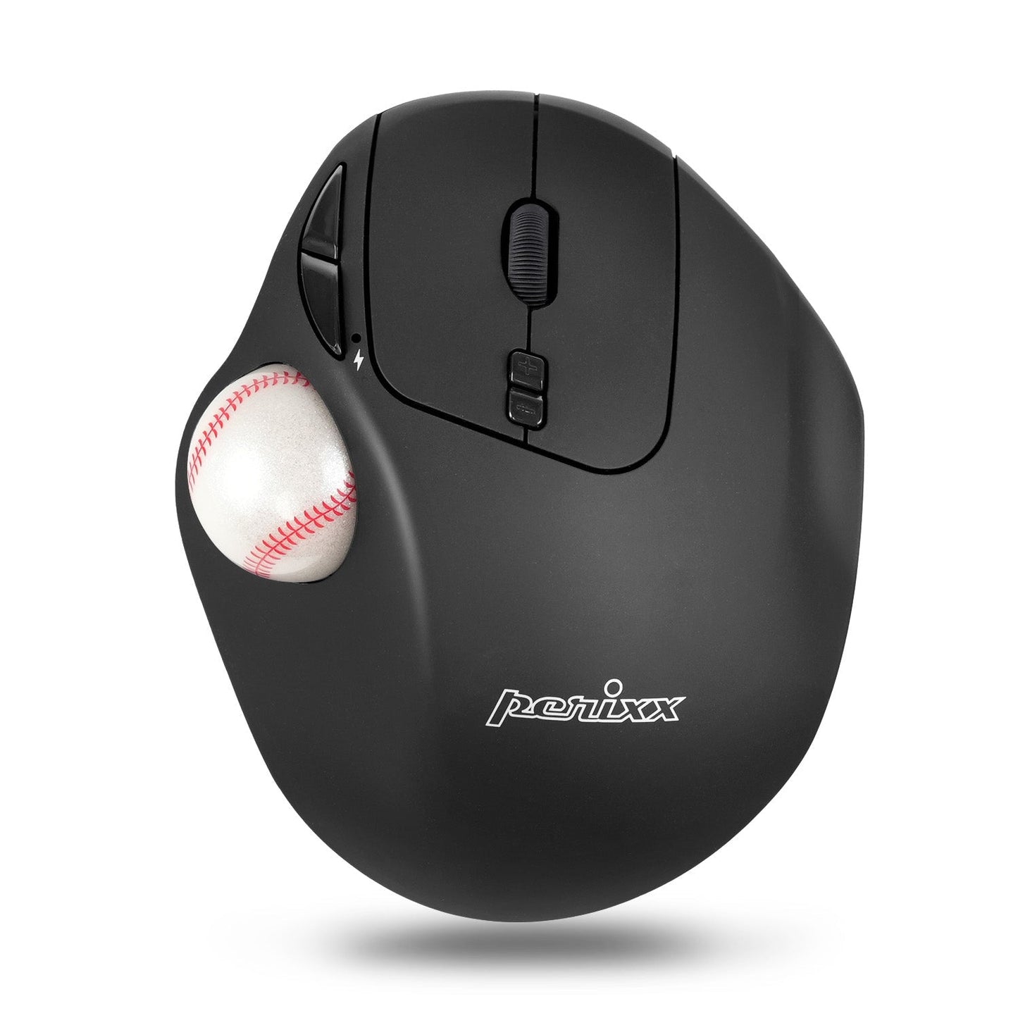 PERIMICE - 717 Wireless Ergonomic Vertical Trackball Mouse with Pointing Feature - 5 Programmable Buttons - Perixx Europe