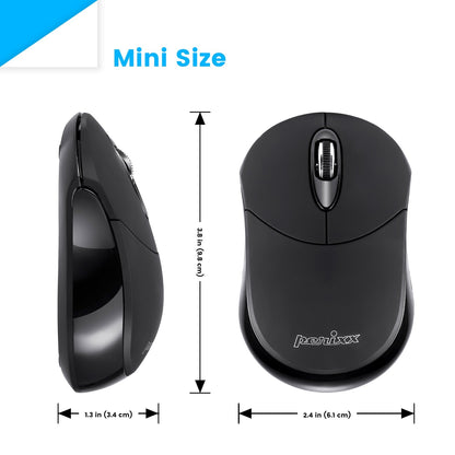 PERIMICE-802 B - Bluetooth Mini Mouse 1000 DPI - Perixx Europe