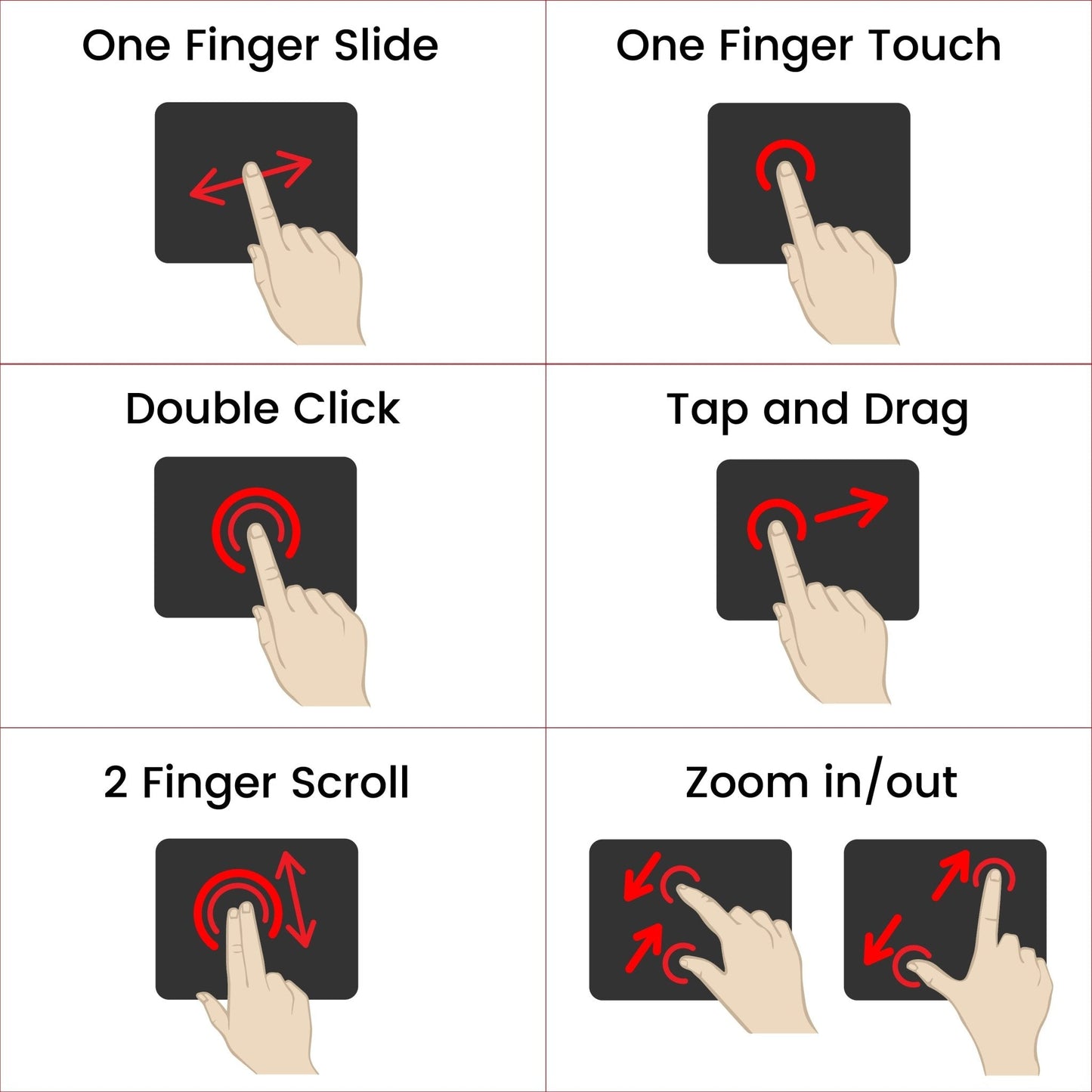 PERIPAD-504 - Wired Touchpad (Larger Surface) - Perixx Europe