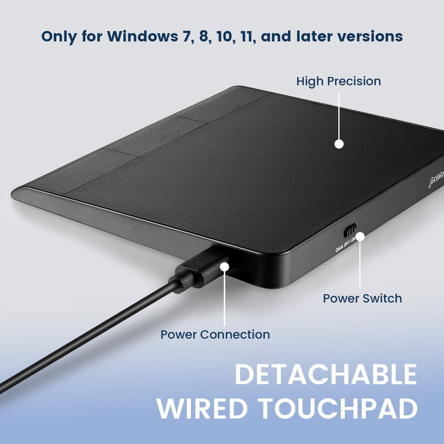 PERIPAD - 506 Wired Slim USB Touchpad - Perixx Europe