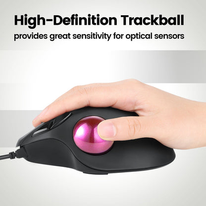 PERIPRO - 303 - 2 Glossy 34mm Trackballs Set - Perixx Europe