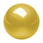 PERIPRO-303 GGO - Glossy Gold 34mm Trackball - Perixx Europe